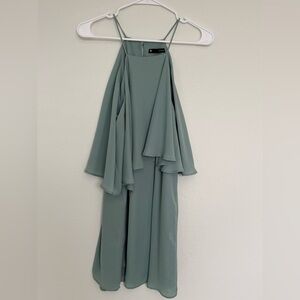 Elegant Green Women's Dress